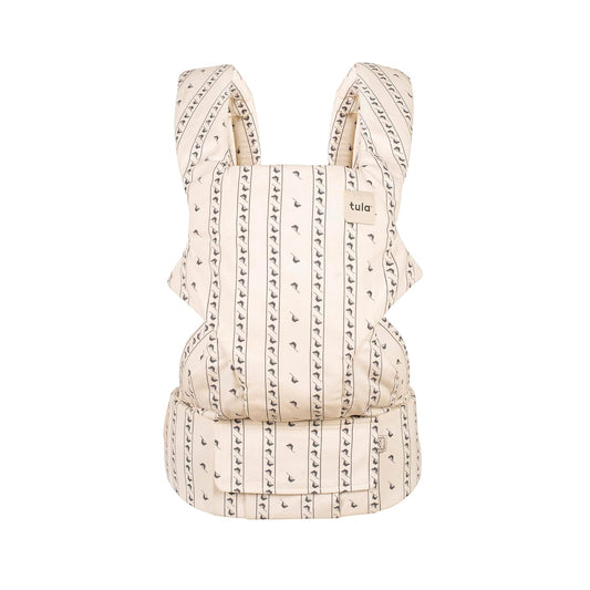 Baby Tula Explore Cotton Baby Carrier 7 – 45 lb, Adjustable Newborn to Toddler Carrier, Multiple Ergonomic Positions Front and Back, Soft and Supportive – Tula Coast, Folklore