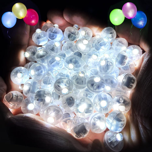ZGWJ 200PCs Mini Led Lights,Led Balloons for Party Decorations Neon Party Paper Lantern Easter Eggs Birthday Party Wedding Halloween Christmas Decoration