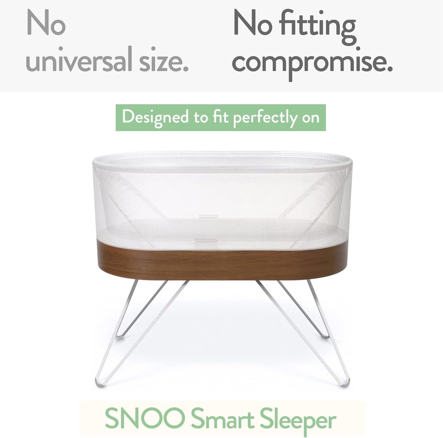 Bassinet Fitted Sheets Compatible with SNOO Happiest Baby Oval Bassinet – Snuggly Soft 100% Jersey Cotton – Owls and Elephants – 2 Pack