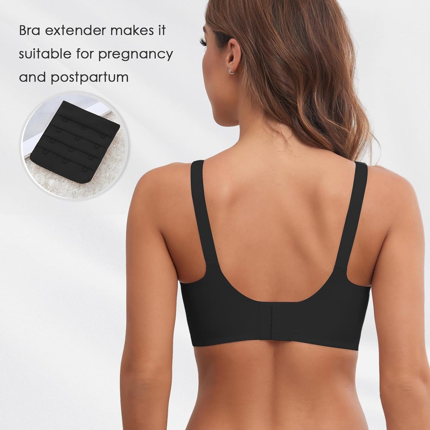 As Fairy Seamless Nursing Bras for Breastfeeding Soft Wireless Sleep Maternity Bralette Regular and Plus Size