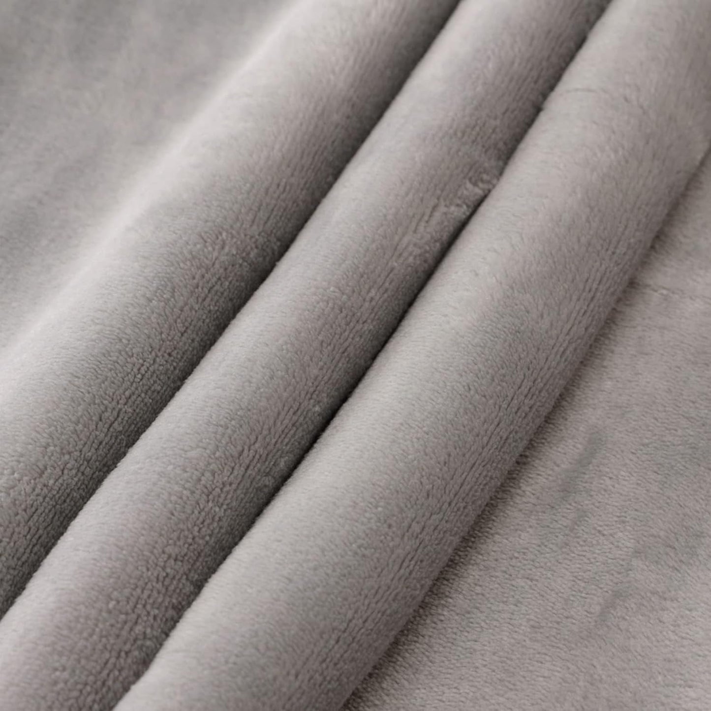 NANPIPER Baby Sherpa Blanket,Warm Toddler Throw Blanket,Soft Newborn Fleece Blanket for Winter (Light Grey,30x40 inches)