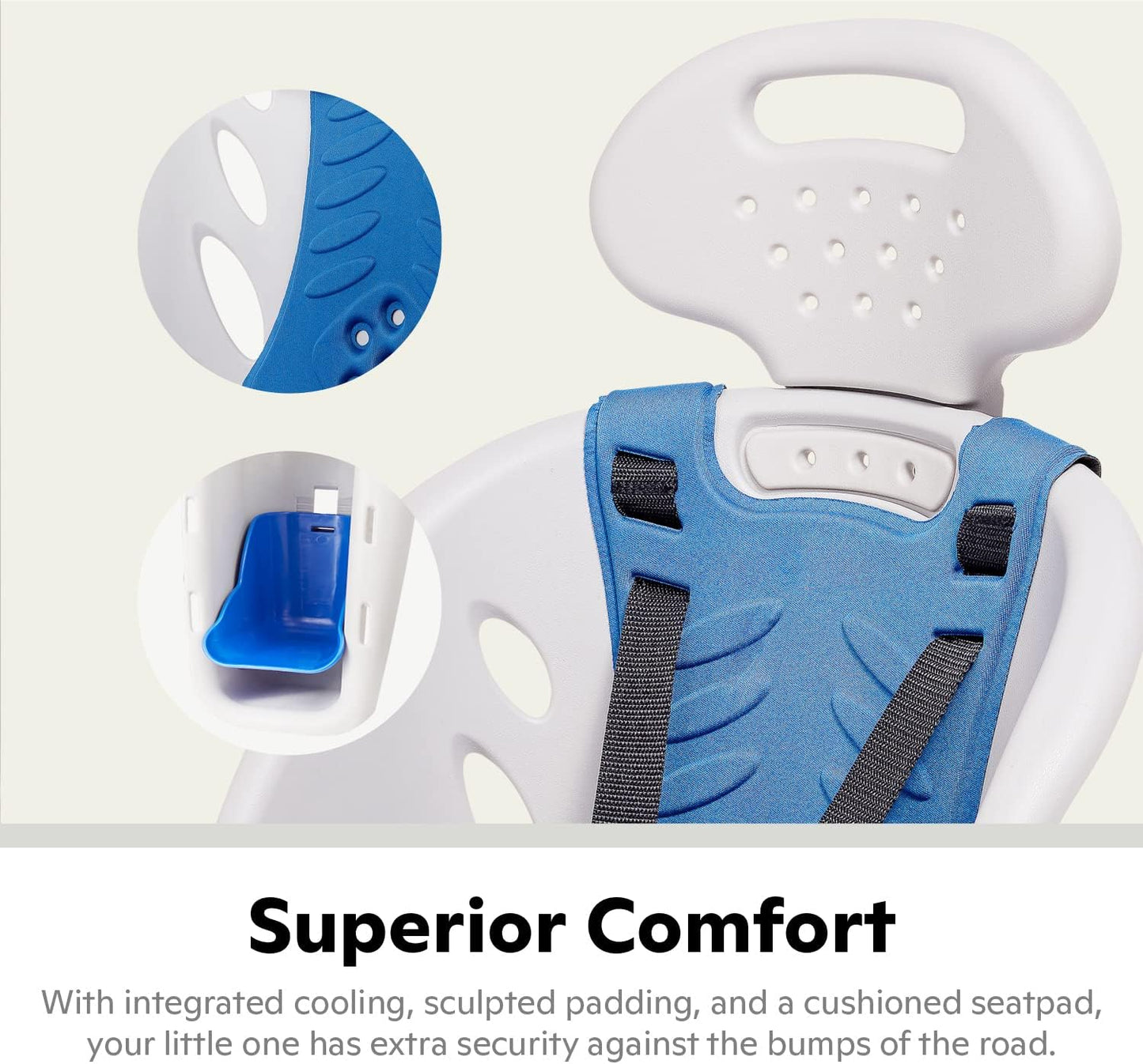 Schwinn Deluxe or Ovation Child Bike Carrier, Seats one Kid Ages 1+, Frame Mount, Adjustable Safety Harness, Quick Release Design, Comfortable Padding, Rear-Mounted Child Bike Seat for Toddler