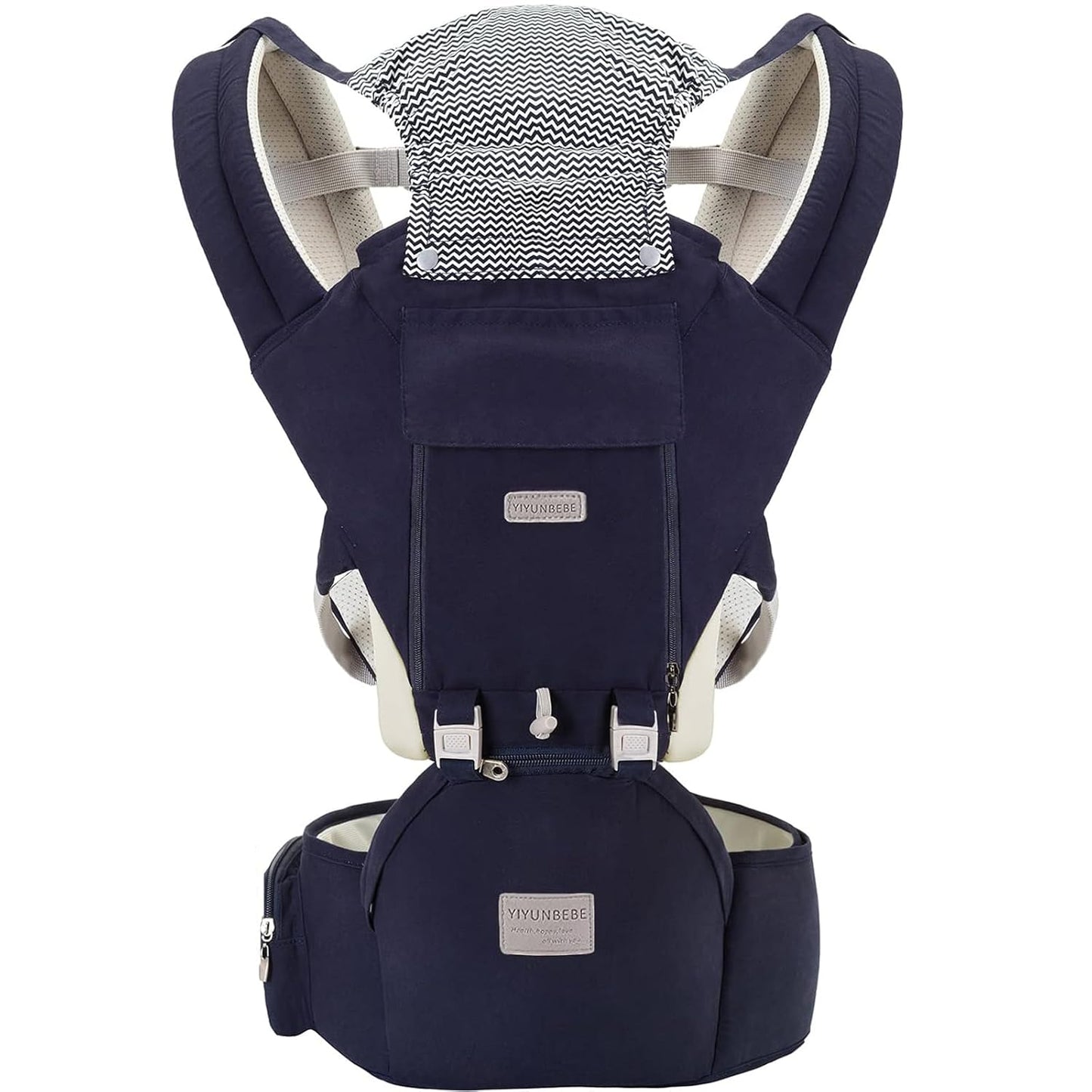 Baby Carrier Newborn to Toddler Baby Carriers with Seat Infant Baby Holder Backpack Baby Carriers Front and Back for Carrying and Hiking (Dark Blue)