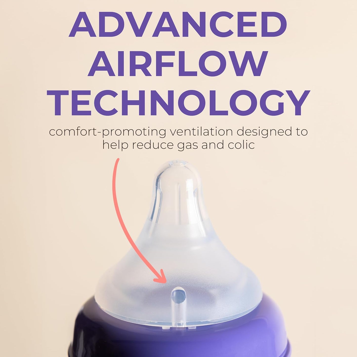 Lansinoh NaturalWave Slow Flow Nipples (2 ct) + 8 oz Anti-Colic Baby Bottles (3 ct) With Medium Flow Nipples, BPA-Free, Soft Silicone Design for Comfortable Feeding