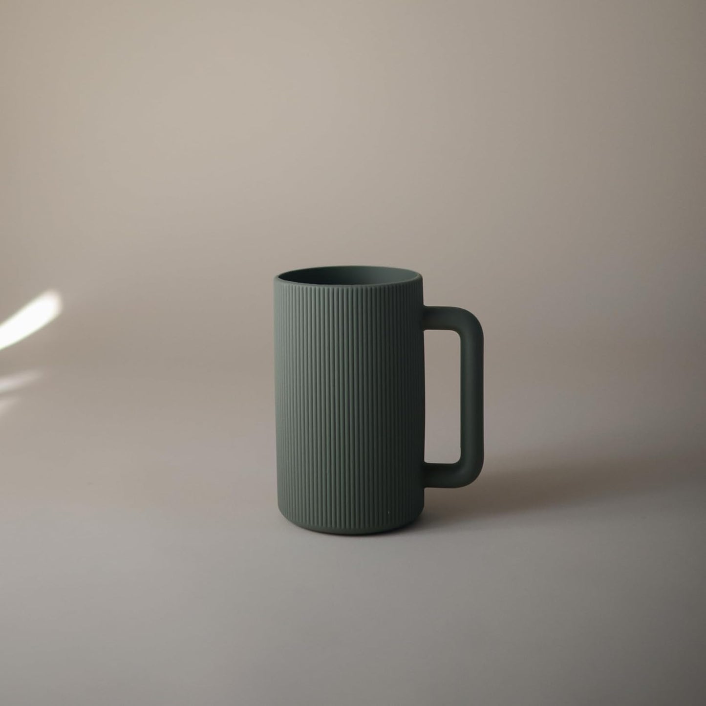 mushie Baby Bath Rinse Cup | 100% Food Grade Silicone | Shampoo & Body Washing Rinser Cup for Kids (Dried Thyme)