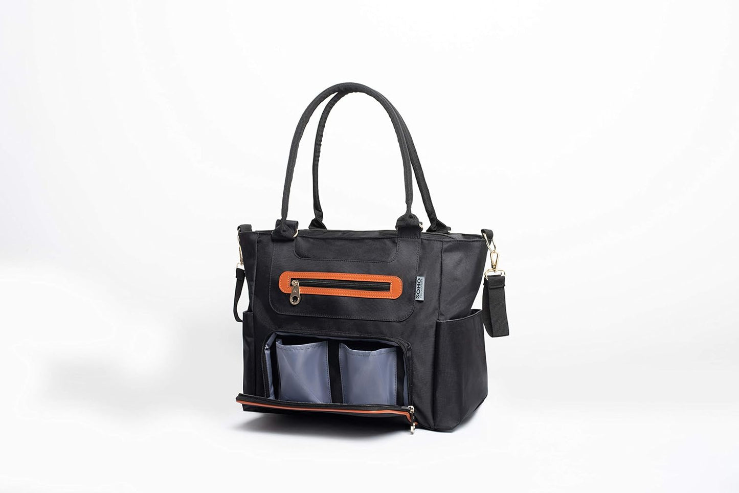 SoHo Grand Central Station Diaper Bag (Black)