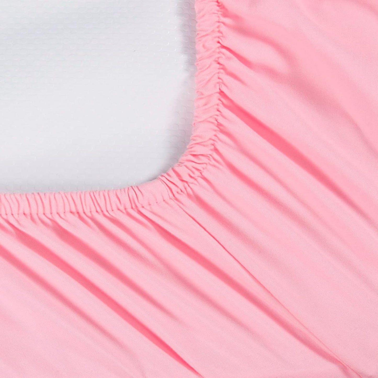CaSaJa Pink 3 Pack Bassinet Sheet Set, Silky Soft Handfeel with Comfy Napping Surface for Baby Boy and Girl, Flexible Fits Various Kinds of Cradle and Bessinet Mattress Up to 15" x 30" and Breathable