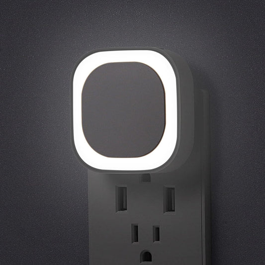 2 Pack Daylight White Night Light, Gentle Eye-Care with Dimmable Wide-Glow & Indirect Reflection, Auto Dusk to Dawn Sensor, Plug in for Kitchen Counter, Garage Workshop, Laundry, Hallway