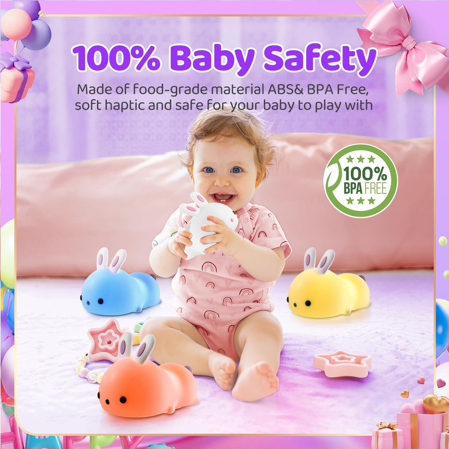 One Fire Cute Night Light, Remote+16 Colors Teen Girl Gifts for Girls, TAP for Fun Teen Girl Stuff Anime Stuff, Cute Things for Girls