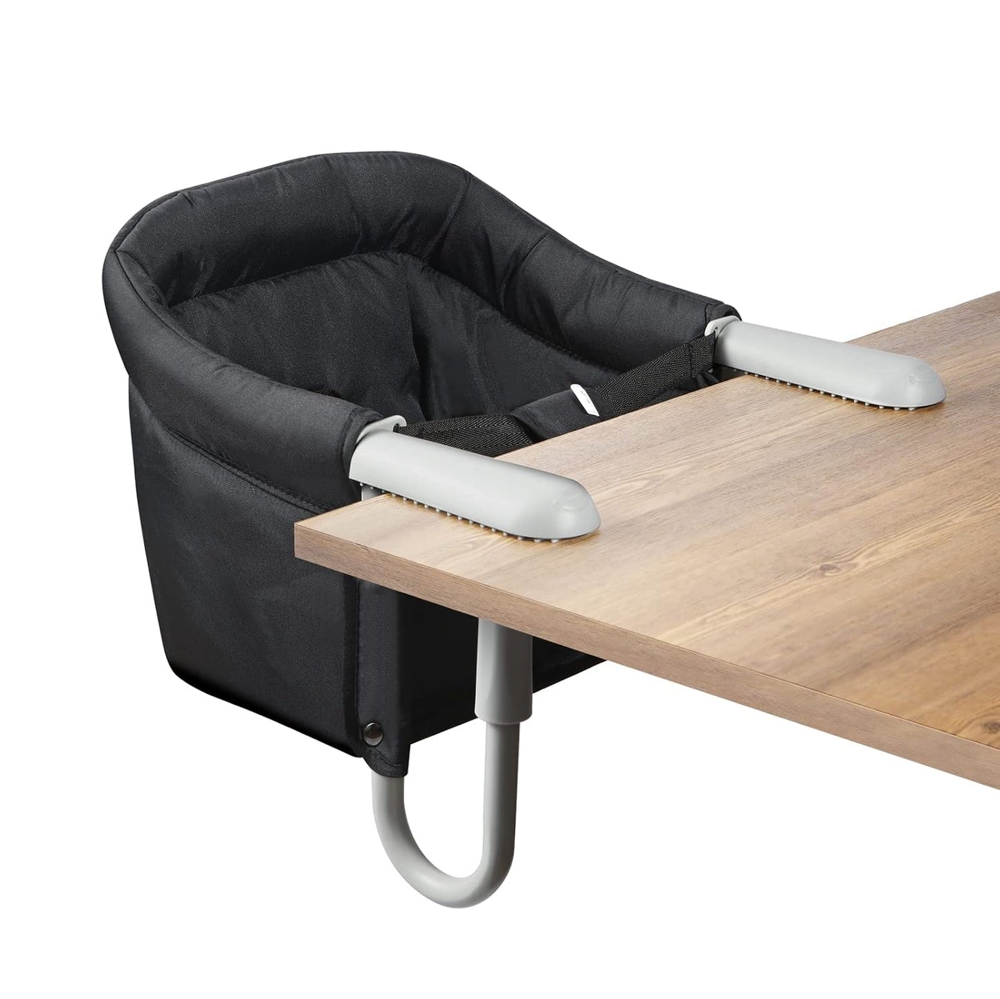 PandaEar Hook On High Chair| Portable Baby Travel Chair| Clip On Booster Seat for Dining (Black)