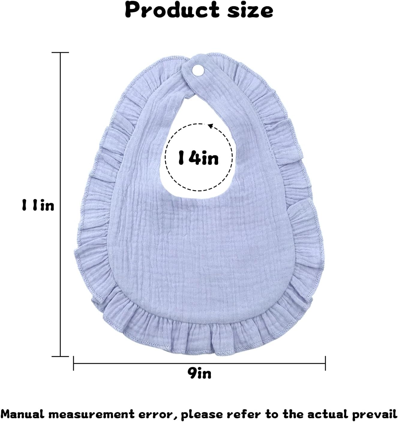 Baby Bibs Muslin Drool Teething Drooling Bibs for Baby Girl Boy Muslin Cotton