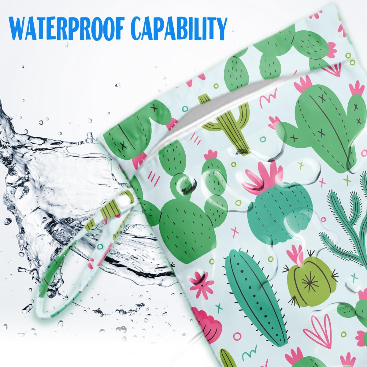 Wet Bag for Baby Swimsuit Dirty Clothes Diaper Yoga Gym, Wet Dry Bag, Beach Vacation Essential for Travel Poor Bathing Diapers