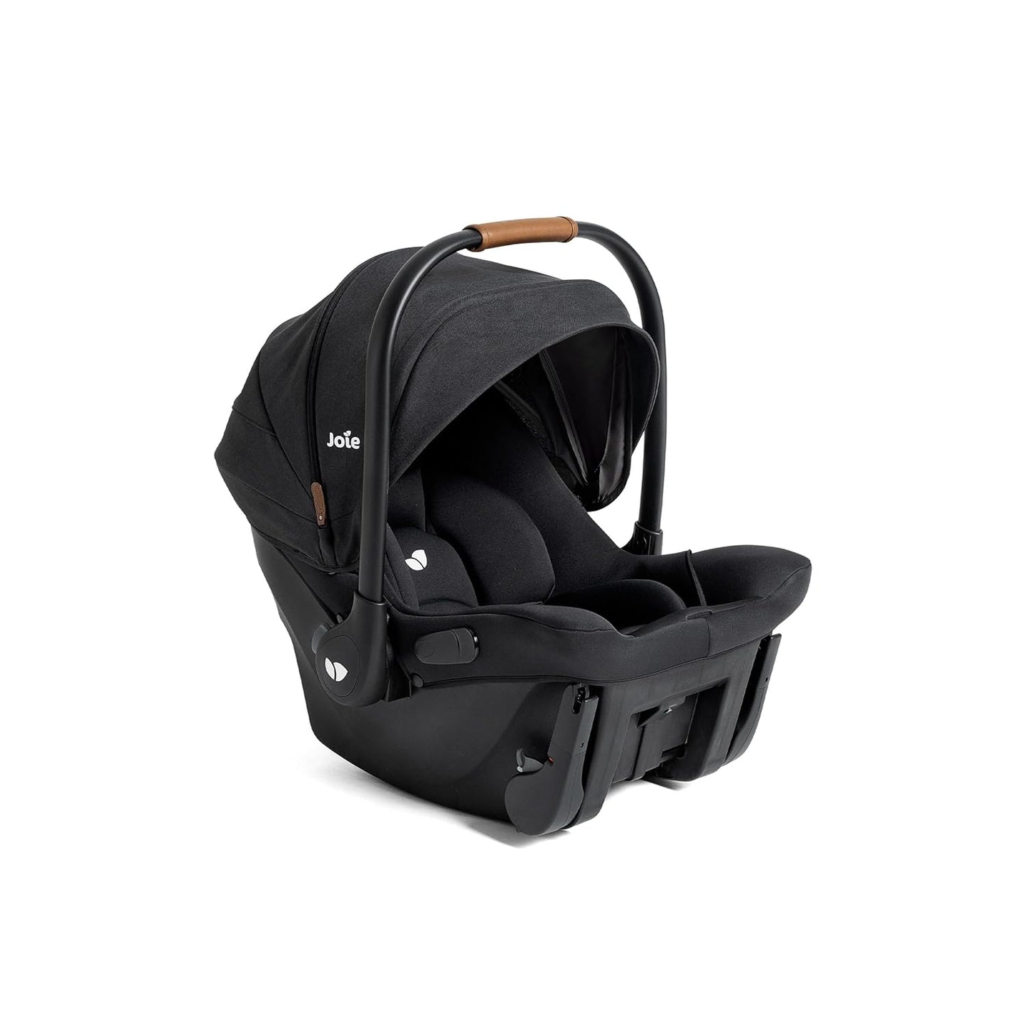 Joie Mint Latch Base-Free Infant Car Seat – Lightweight, Built-in Rigid Latch Connectors and Side-Impact Protection – No Base Installation Required, Travel-Friendly Design (Shale Dark)