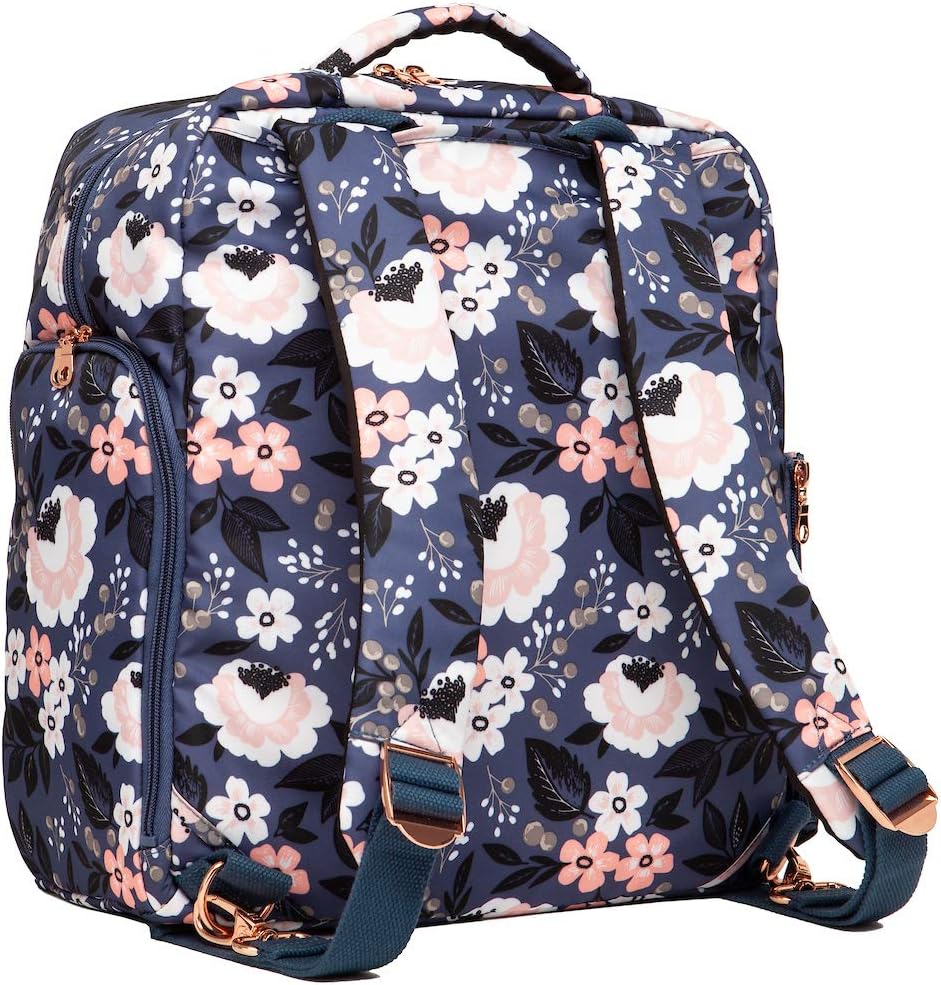 Sarah Wells Kelly Breast Pump Backpack & Tote - Insulated Pocket, Laptop Sleeve & Easy-Clean Design, Fits All Pumps, Diaper Bag for Moms (Le Floral)