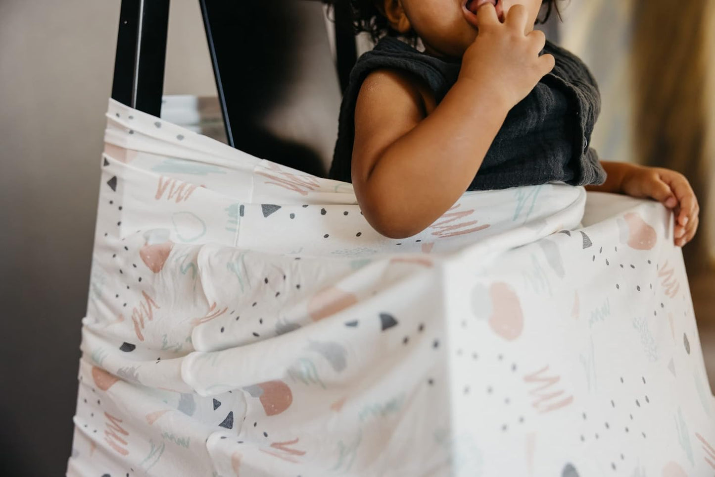 Bayside Multi-Use Cover: Car Seat, Nursing, Stroller - Stretchy Fabric, All-Season, Stylish Designs, Easy Access