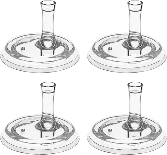 Sippy Straw Nipple for Dr. Brown's Narrow Baby Bottle & Glass Bottles and Narrow Sippy Spout Bottles,Leak-Proof Replacement Silicone Bottle Nipple BPA-Free, 8m+, 4 Count
