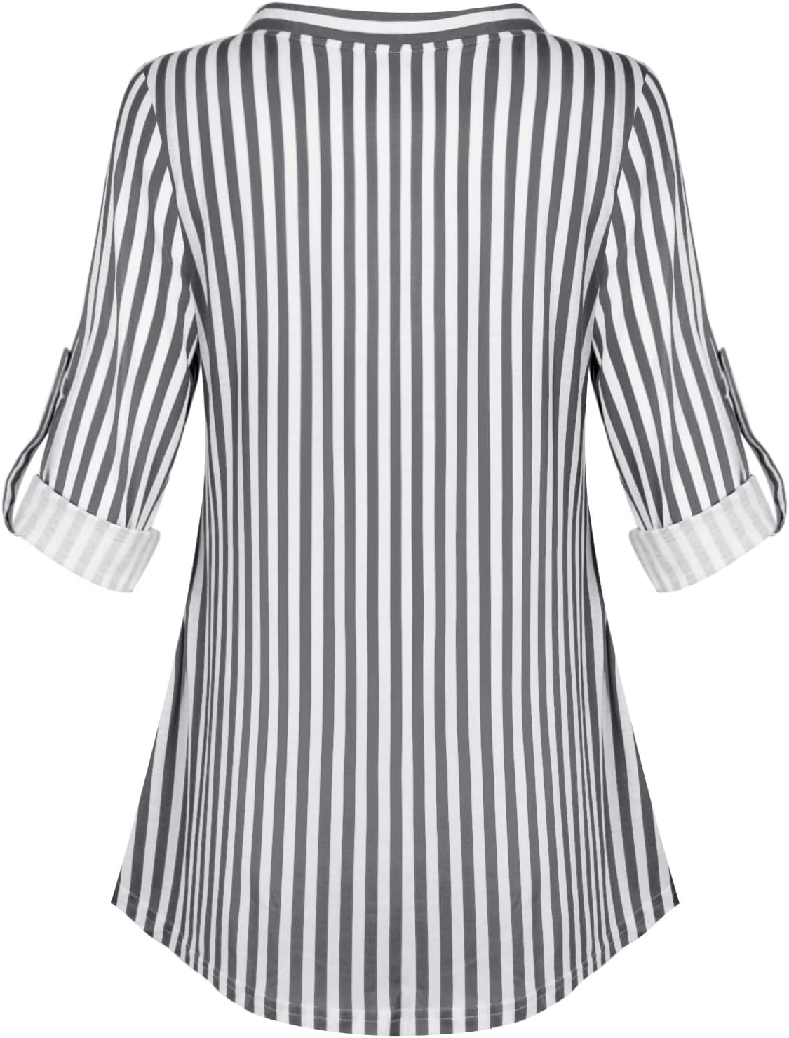 Joymom Maternity Rolled Long Sleeve Nursing Tops Tunic Blouses Breastfeeding