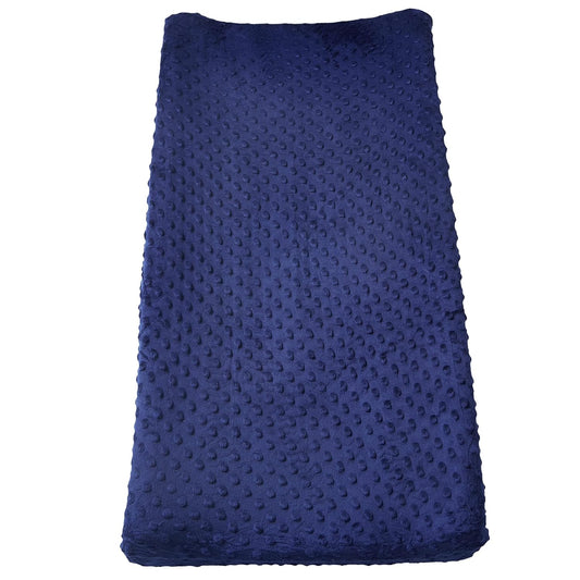 Changing Pad Cover Super Soft Dots Skin-Friendly Breathable Wipeable Changing Table Sheets for Baby Boy and Baby Girl (Estate Blue)