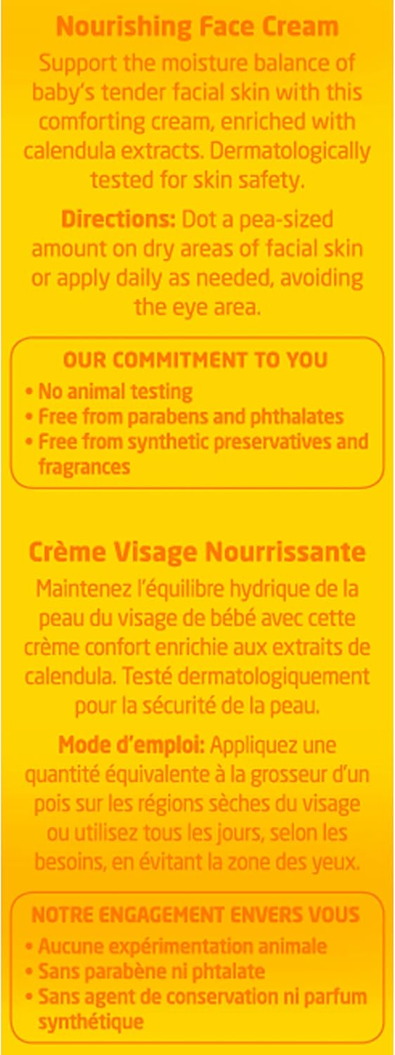 Weleda Baby Calendula Nourishing Face Cream, 1.7 Fluid Ounce, Plant Rich Moisturizer with Calendula and Lanolin