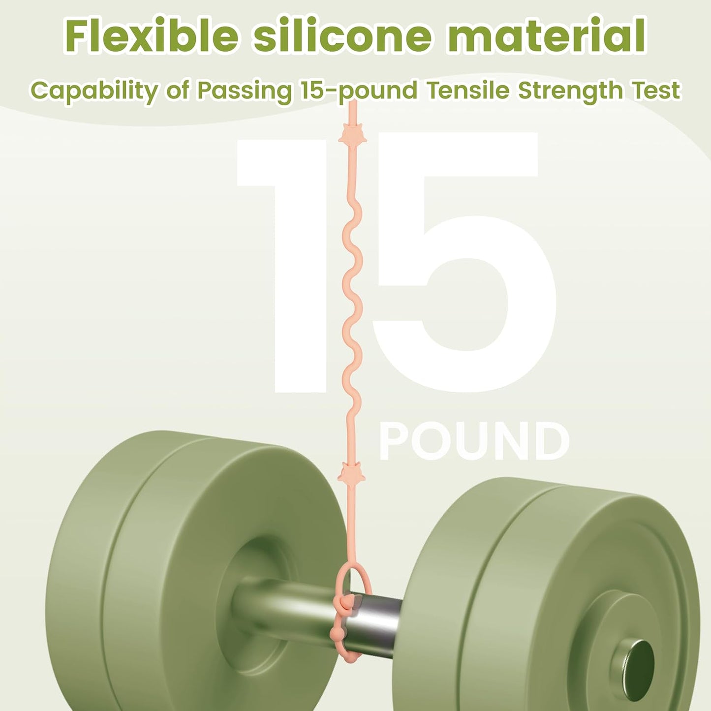 RTMOK Toy Straps for Baby, Silicone Setpacifier Clip,Applies to Car Seat Toy,Teether Toy,High Chair,Stroller Accessories,Baby Toy Clips,Cribs,Rocking Chair