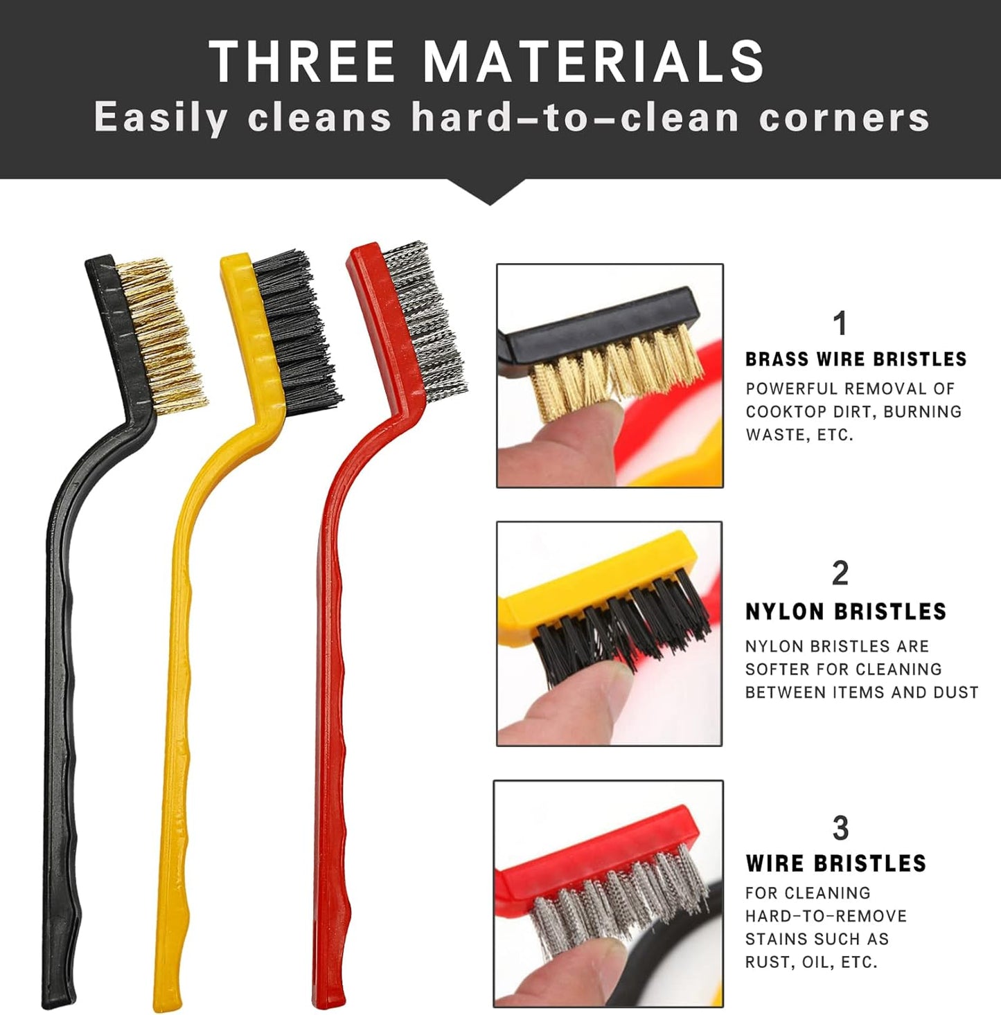 16PCS Versatile Scrubber Brush- Multipurpose Bottle Gap Brush 3 in 1 Cup Lid Cleaning Brush- Long Silicon Water Bottle Cleaner Brush- Gas Burners Stove Top Cleaner Brush- Spoon Straws Cleaning Brush