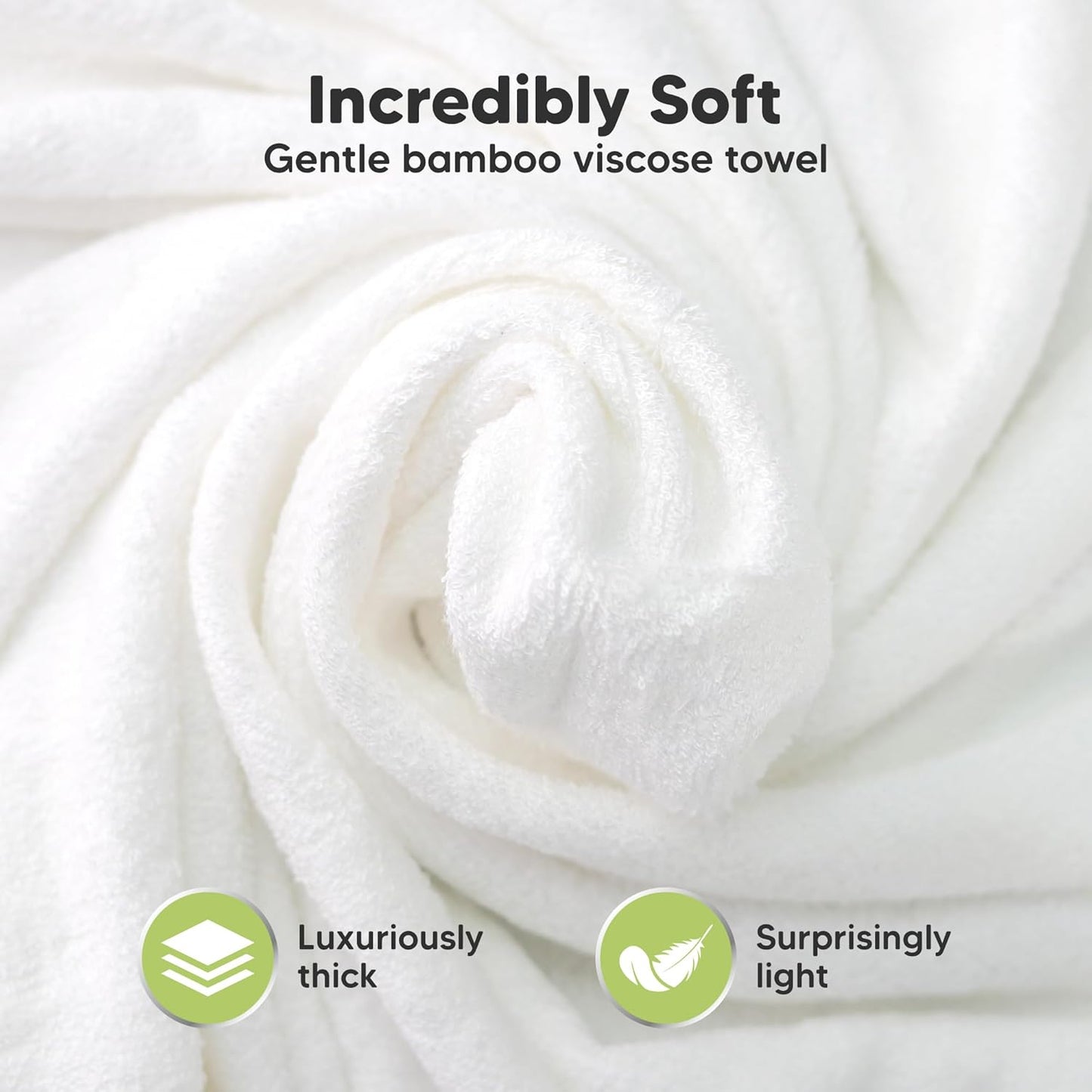 KeaBabies Hooded Baby Towel for Newborn - Viscose Derived from Bamboo Large Baby Bath Towels with Hood for Boys, Girls, Toddler, Extra Absorbent & Soft Newborn Bath Essentials (Monkey, Regular)