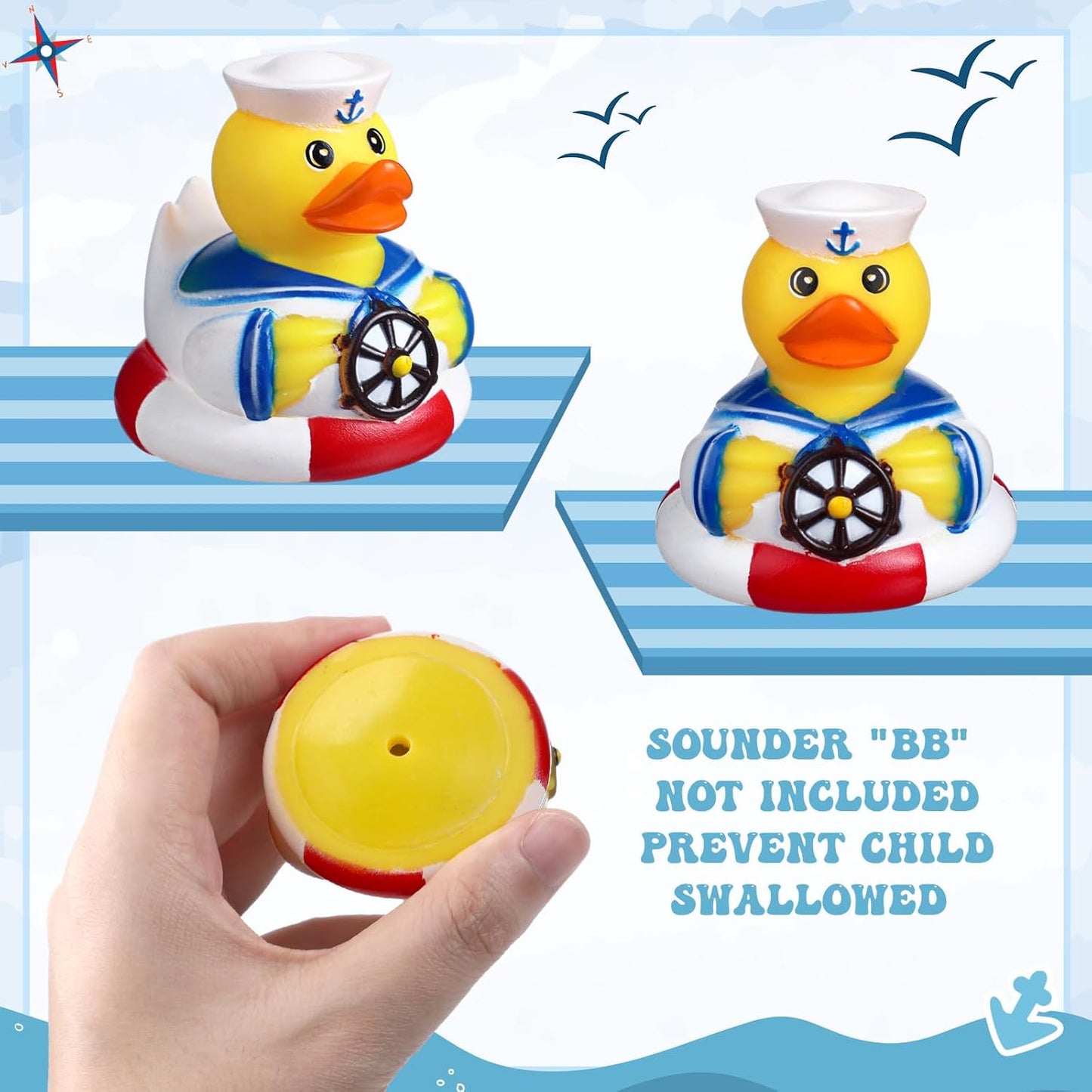 Jerify 12 Packs Cruise Ships Rubber Ducks 2 Inch Nautical Rubber Cruise Ducks Bulk Sailing Ship Toy for Carnival Party Gift Classroom Incentives Bath Tube Pool Toy