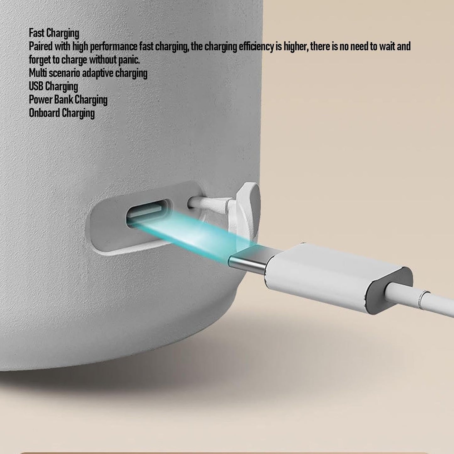 Fafeicy Portable Bottle Warmer, Cordless Baby Milk Warmer 500ML Travel Bottle Heater with 11000mAh Battery, for On The Go Use Heating Milk Anytime