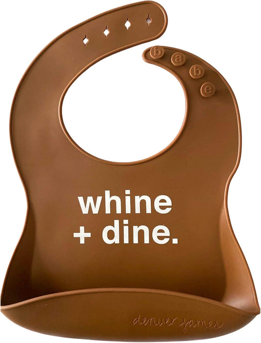 Denver James Silicone Feeding Bibs | Dishwasher Safe. Waterproof. Adjustable.