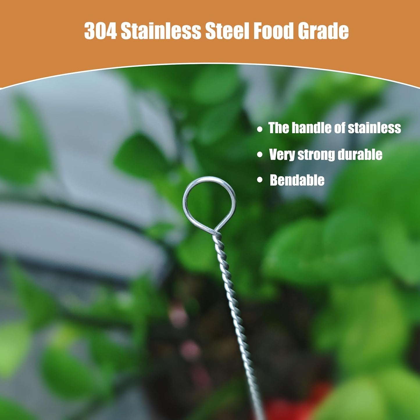 3 Pack Straw Cleaner Brush，Straw Cleaner Brush Extra Long for 40, 30, 20 oz Stanley Mug ，Straw Cleaner with 304 Stainless Steel ，Straw Brush for Baby Bottles, Glass/Silicone Straws & Pipe Cleaners.