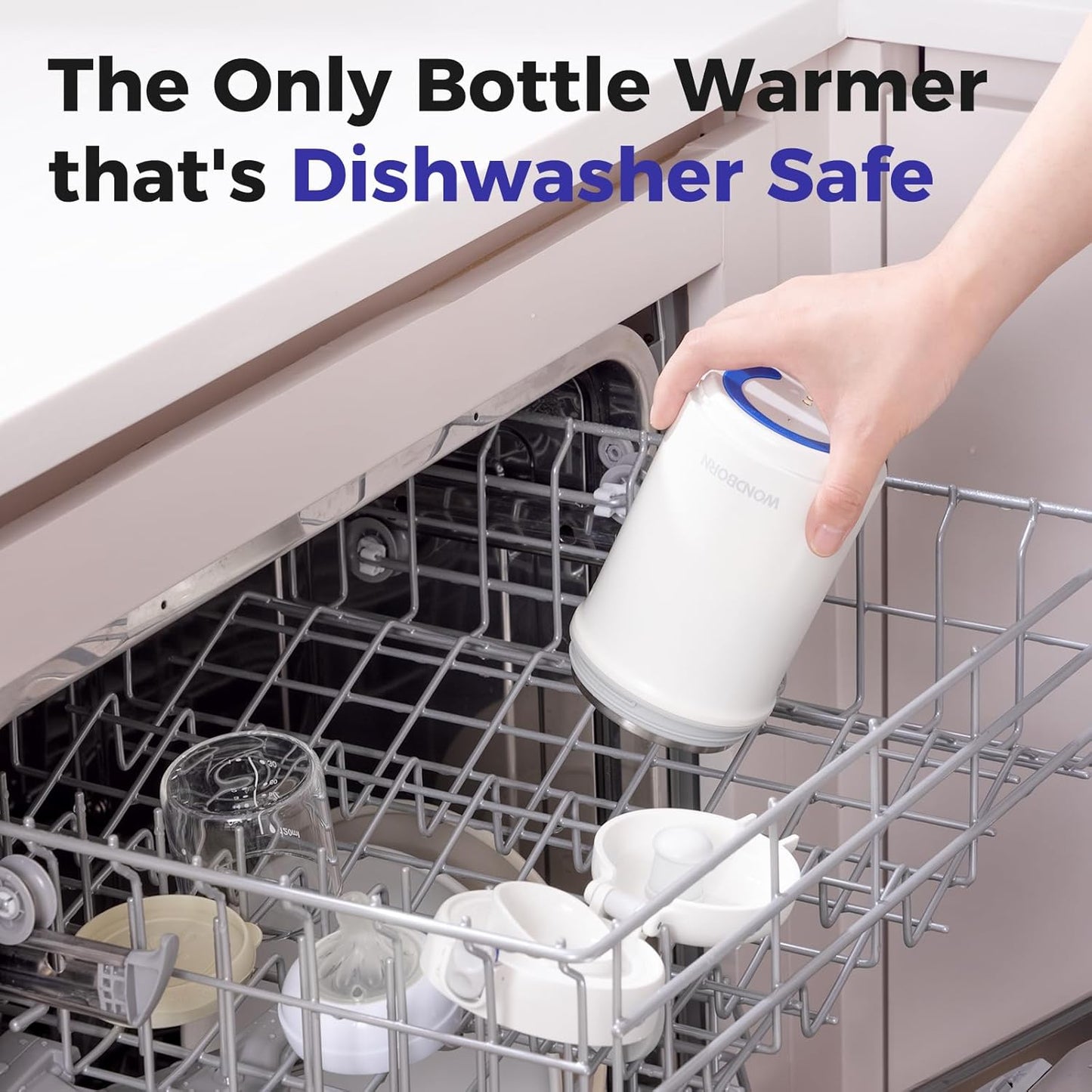 Portable Bottle Warmer for Travel - Instant Heating, Dishwasher Safe, 1°F Precise Temp Control, 30W Fast Charge, Long Battery Life, 17 Oz Capacity, Baby Milk Warmer for Breastmilk & Formula