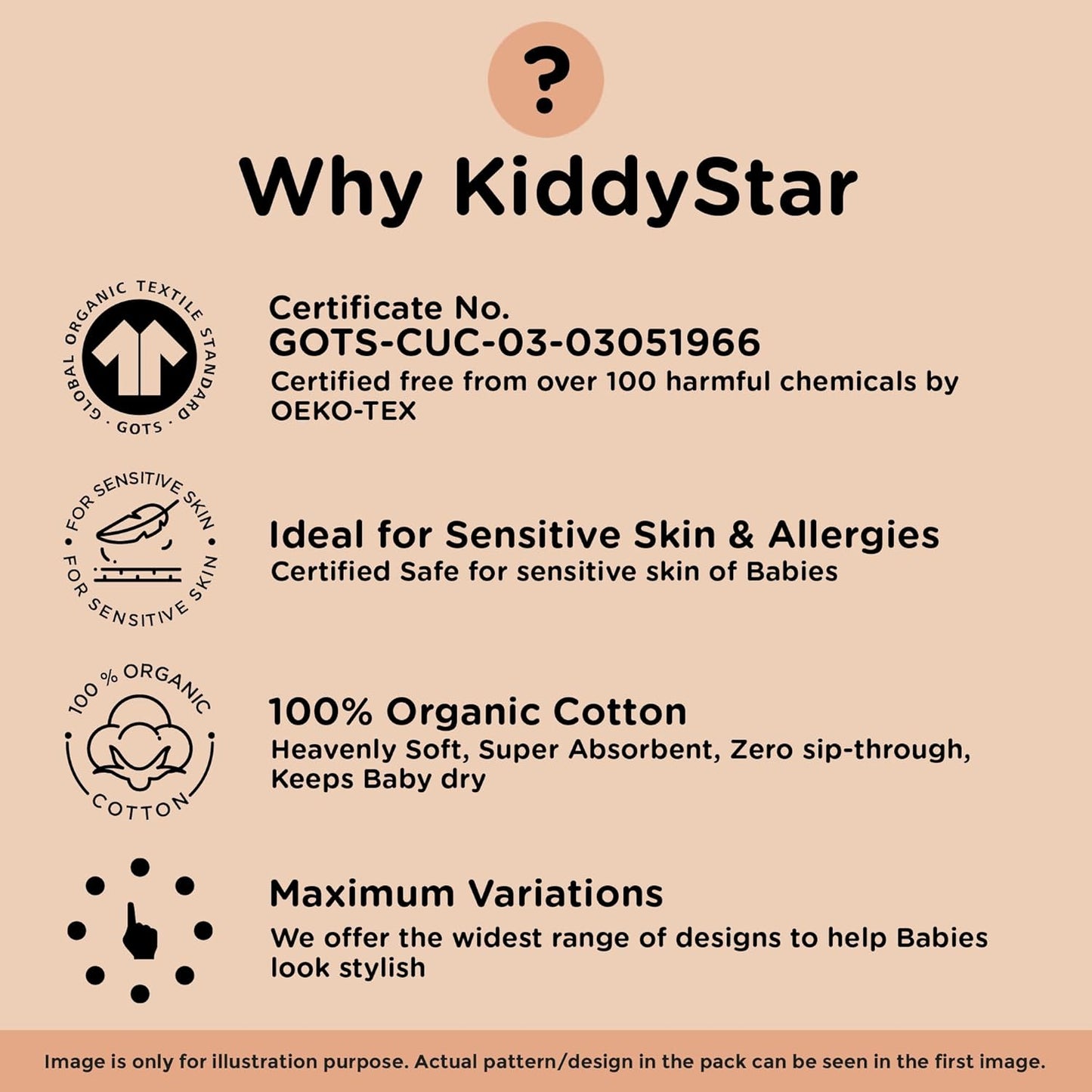 Premium 5-Pack Large Organic Cotton Burp Cloths – 3 Layers, Ultra Soft & Absorbent Burping Towel for Newborn Babies