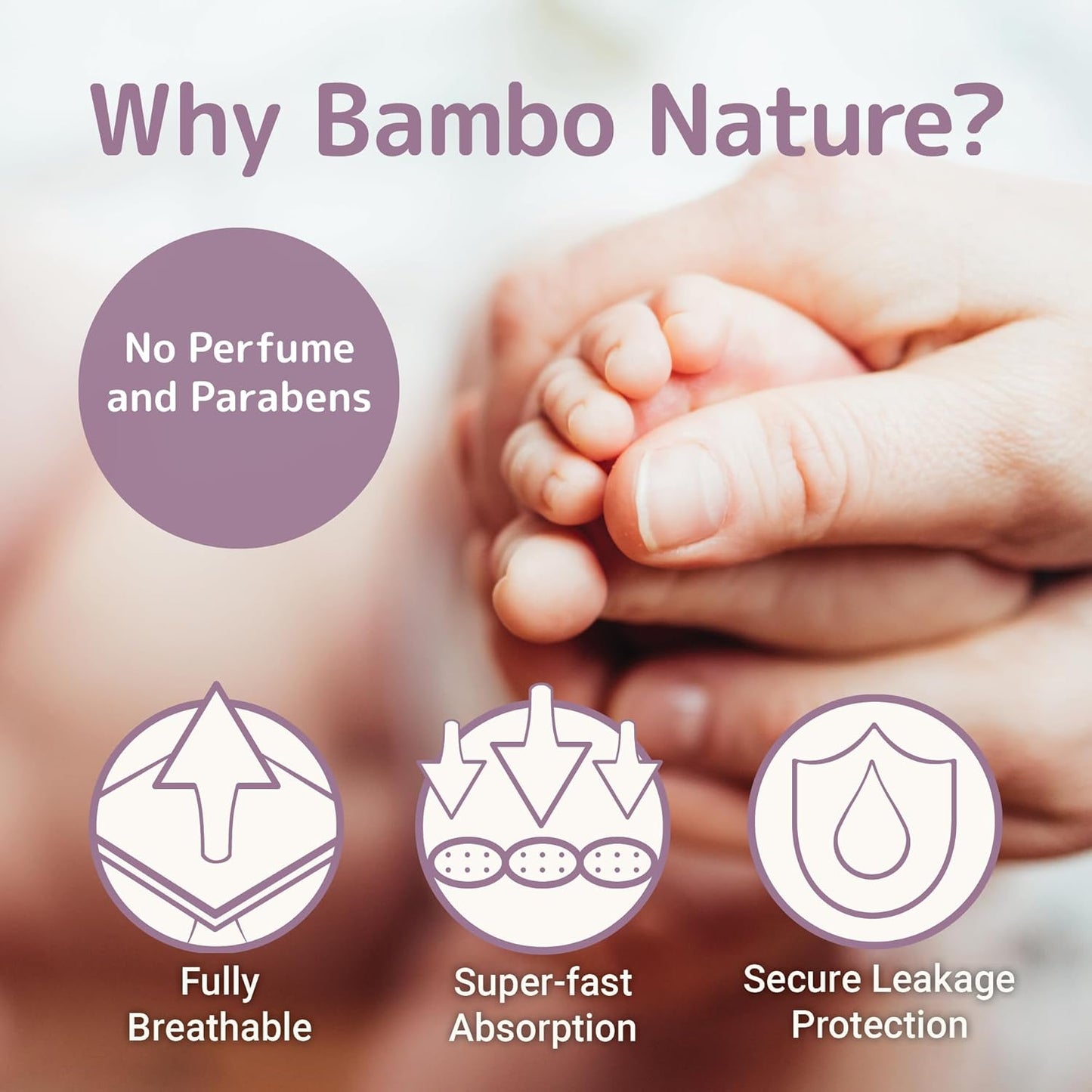 Bambo Nature Hypoallergenic Dream Baby Diapers, Premium Eco-Labeled Sustainable Diapers, Enhanced Leakage Protection, Totally Chlorine-free, Skin Friendly, and Super Absorbent - Size 1 (432 Count)