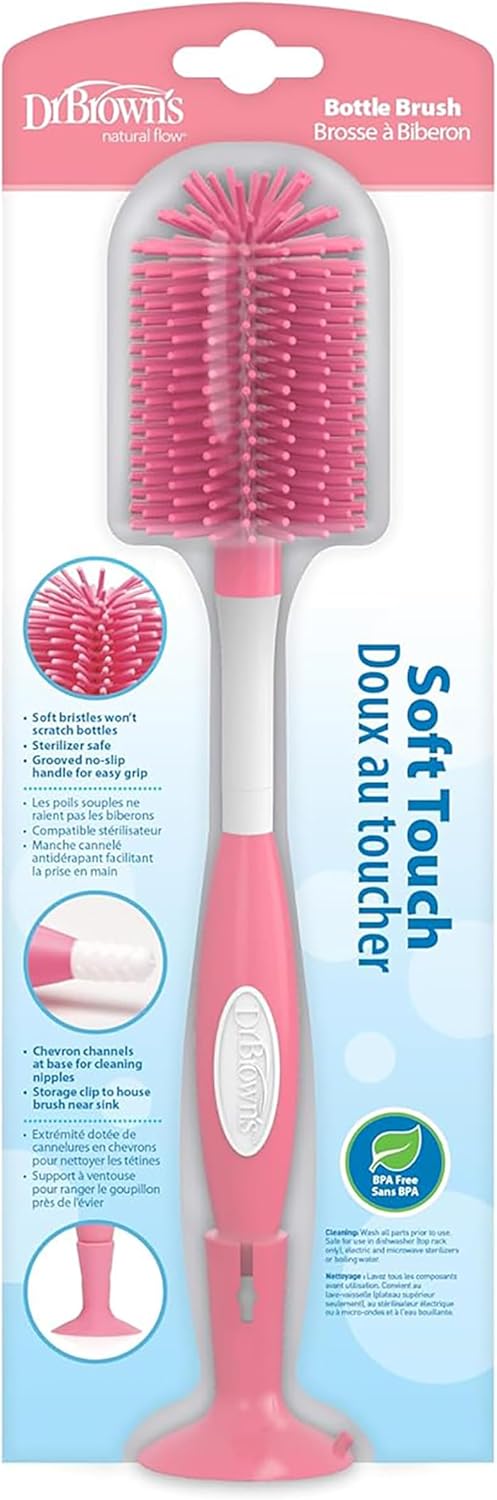 Dr. Brown's Bottle Brush, Pack of 2 | Blue | Soft Touch
