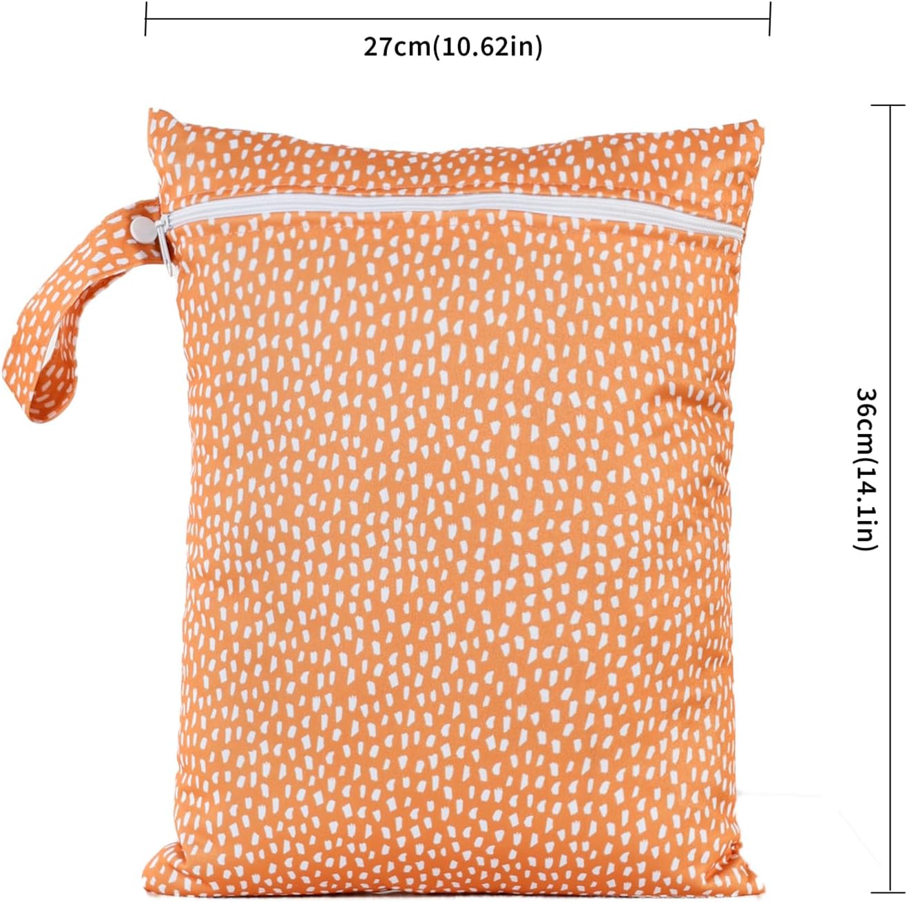 Happy Flute 3 Set Wet Bag Storage Bag Zipper Waterproof Washable Travel Bags, Beach, Pool, Gym Bag for Cloth Diaper, Swimsuits & Wet Clothes for Baby,11.8x15.7inch(YMX002-S12)