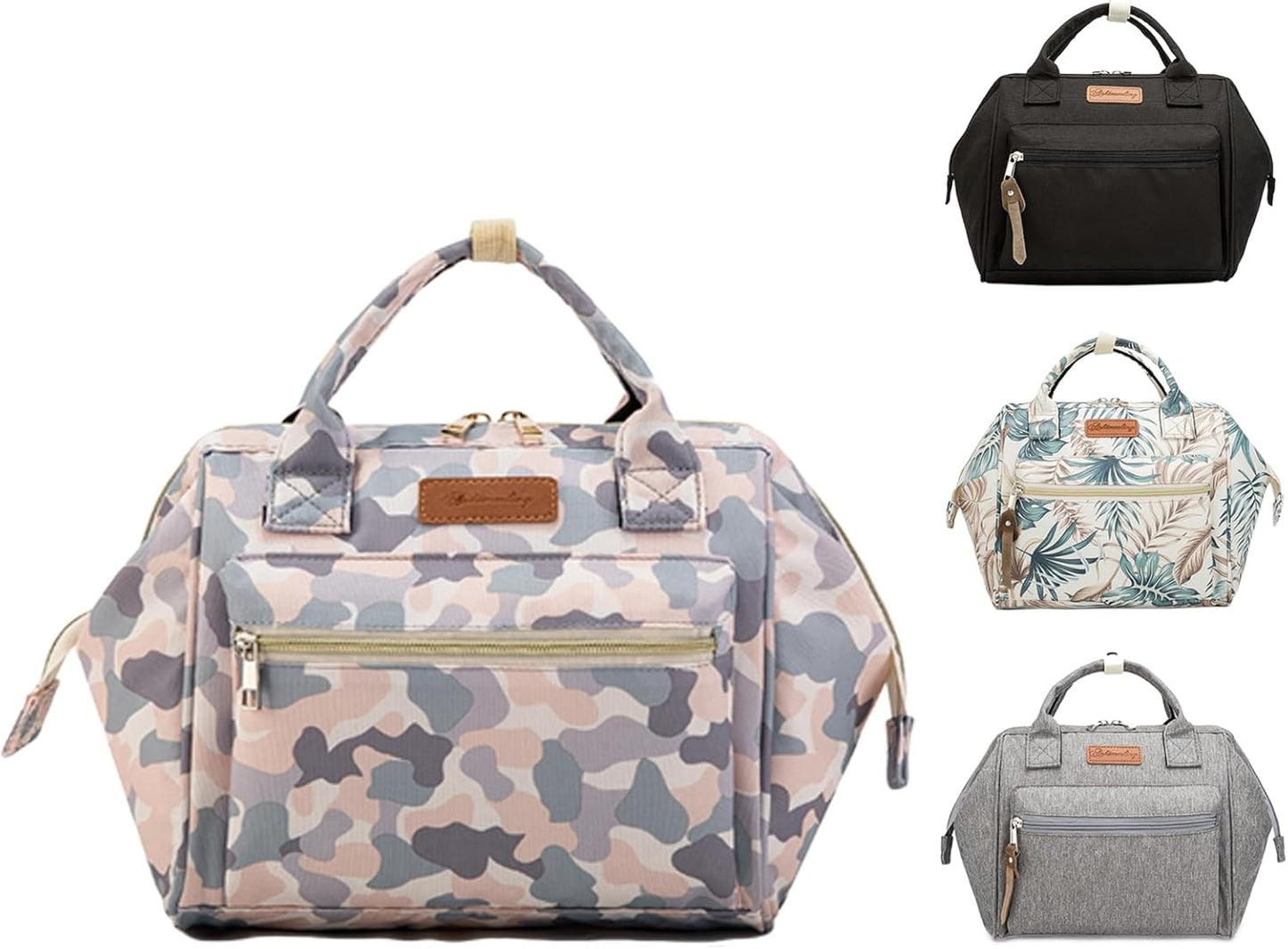 Small Diaper Bag-Mini Diaper Bag Backpack Crossbody Baby Diaper Tote Bag with Insulated Pocket(camouflage)