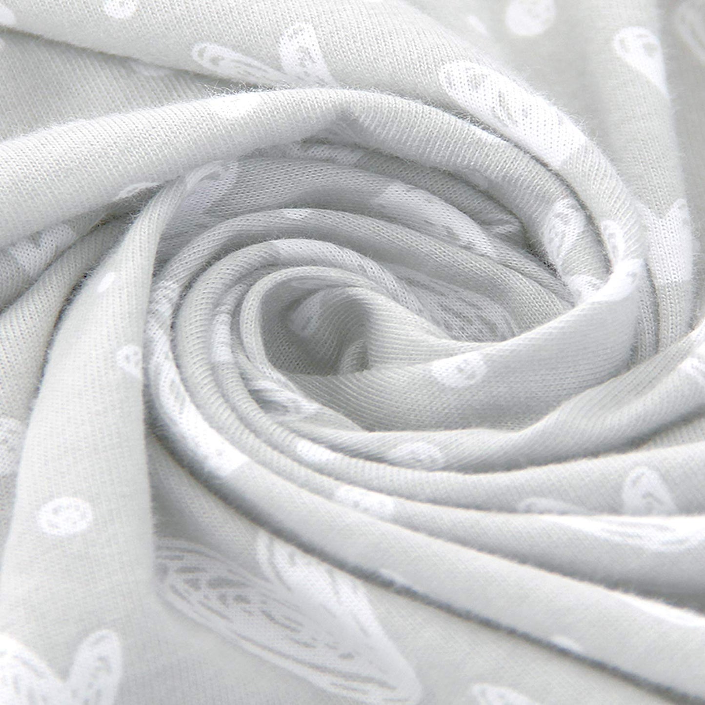 Bassinet Sheets Compatible with Fisher-Price On-The-Go Baby Dome, 2 Pack, 100% Jersey Knit Cotton Fitted Sheets, Breathable and Heavenly Soft, Grey Hearts and White Stars Print for Baby