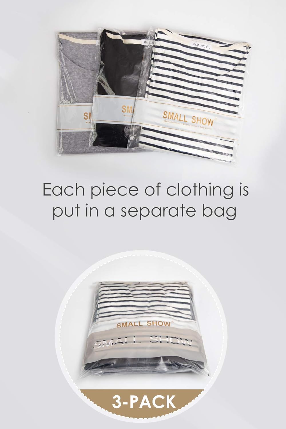 Smallshow Women's Maternity Nursing Tops Comfy Long Sleeve Breastfeeding T-Shirt