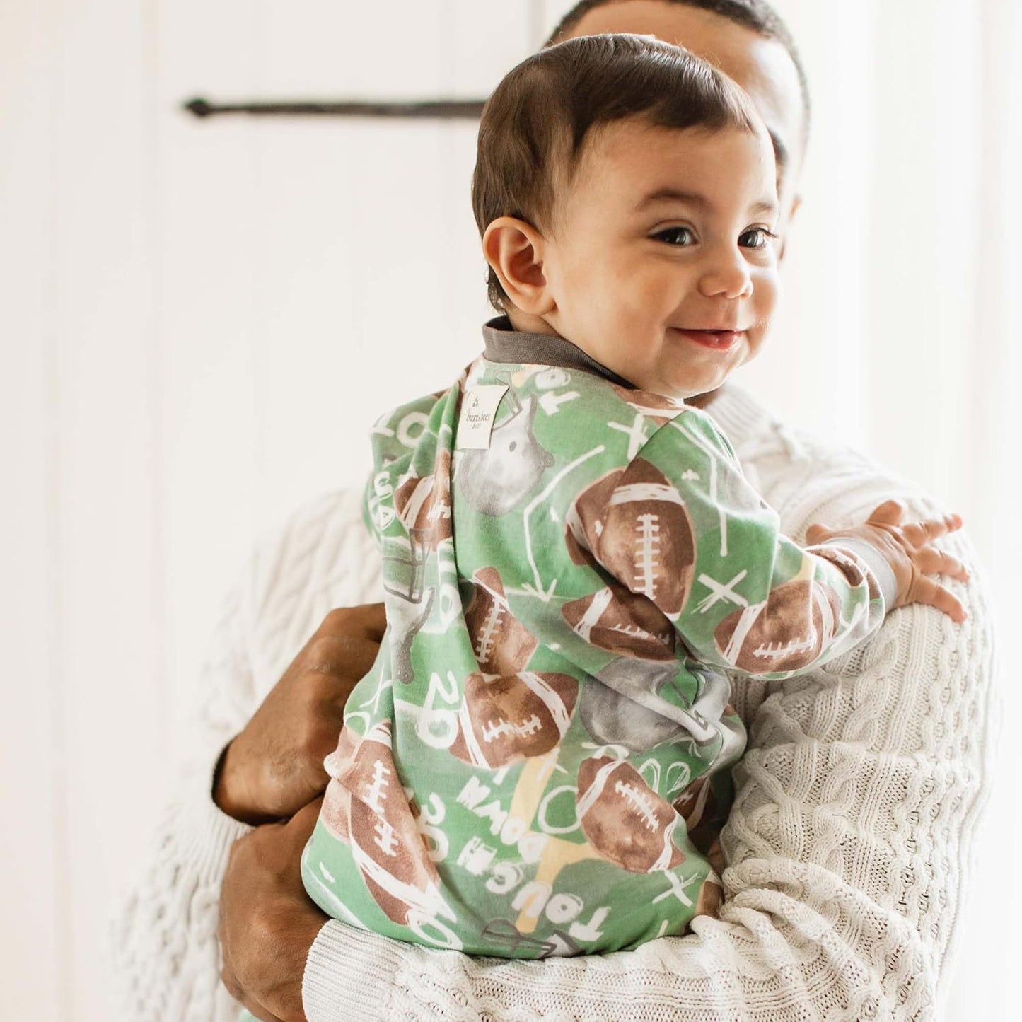 Burt’s Bees Baby Boys' One-Piece Sleep and Play 100% Organic Cotton PJs