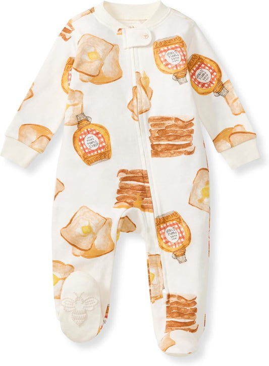 Burt’s Bees Baby Boys' One-Piece Sleep and Play 100% Organic Cotton PJs