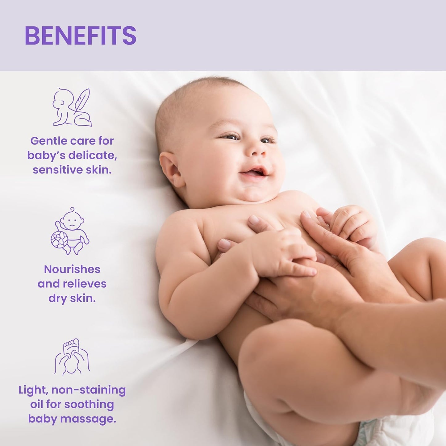 Himalaya Nourishing Baby Oil, Light & Non-Greasy for a Soothing Massage or Baby Bath, 6.76 oz, 2 Pack