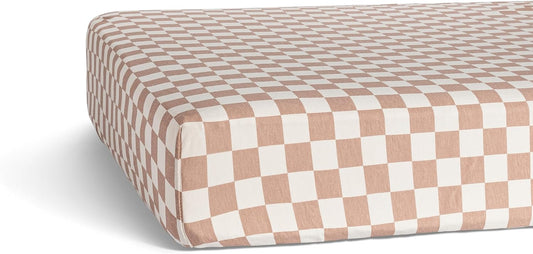 Parker Baby Soft & Durable Fitted Baby Crib Sheets | Snug Fit for Standard Crib Mattresses | Machine Washable, Fade-Resistant & Modern Nursery Designs