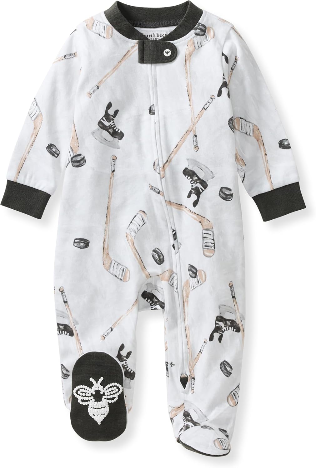 Burt’s Bees Baby Boys' One-Piece Sleep and Play 100% Organic Cotton PJs