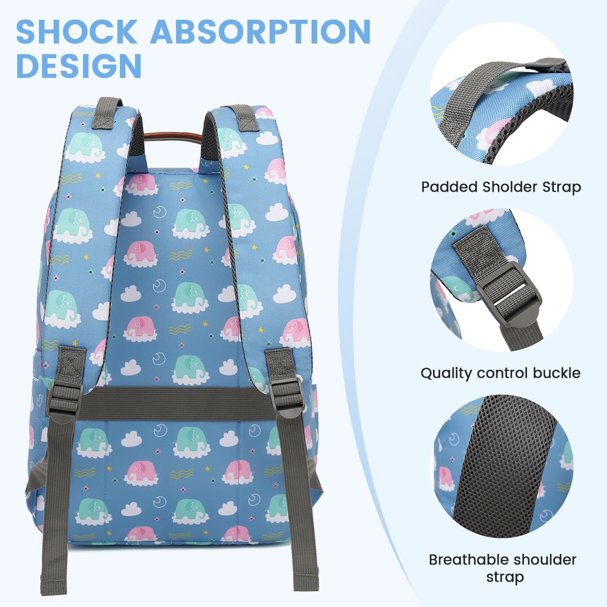 Diaper Bag Backpack, Large Baby Nappy Bags with Portable Changing Pad for Boys and GirlsMultifunction Travel Baby Bag for Moms Dads, Shower Gifts Waterproof and Stylish