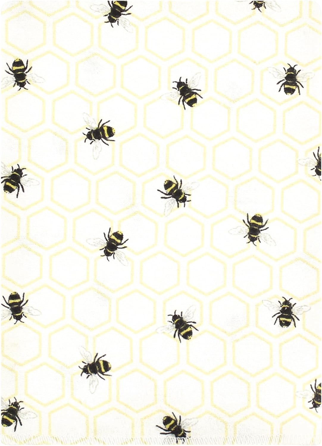 Luvable Friends Hudson Baby Flannel Burp Cloths 12pk, Golden Bees