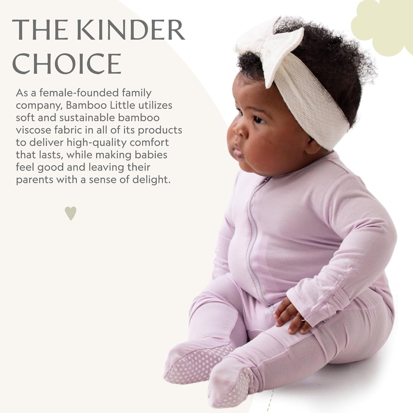 Bamboo Little Soft Baby Footie Pajamas, Baby Clothes, Newborn Sleepers, 95% Viscose and 5% Spandex, 0-24 Months