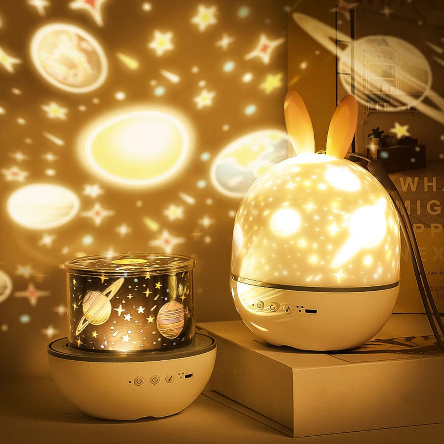 Star Projector Night Light for Kids Bedroom,Ceiling Projector Lamp for Girls Boys Toddles,Baby Night Light and Sound Machine, Remote Control,15 Sets of Films, Nursery Light,Room Decor