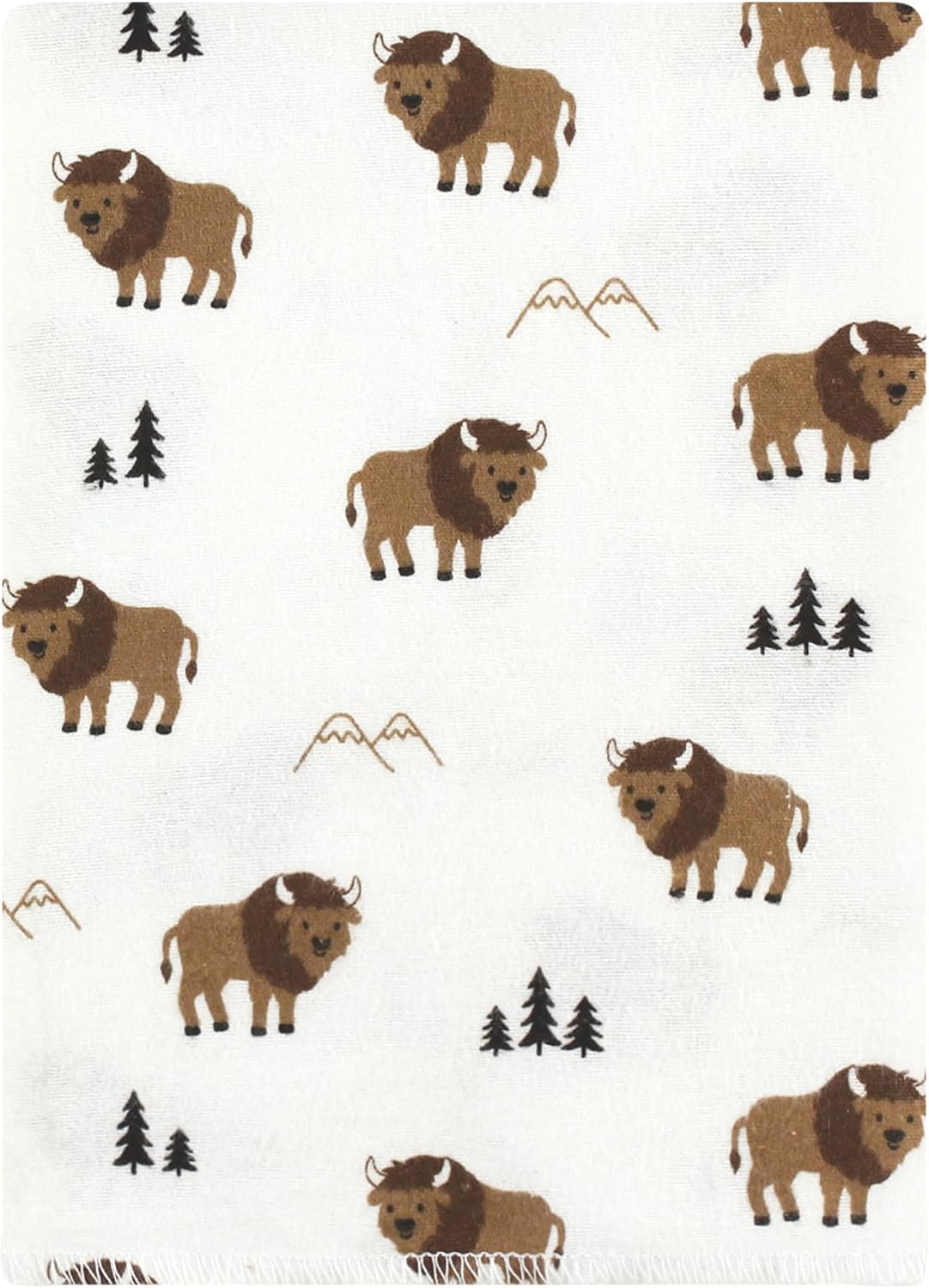 Luvable Friends Hudson Baby Flannel Burp Cloths 12pk, Buffalos