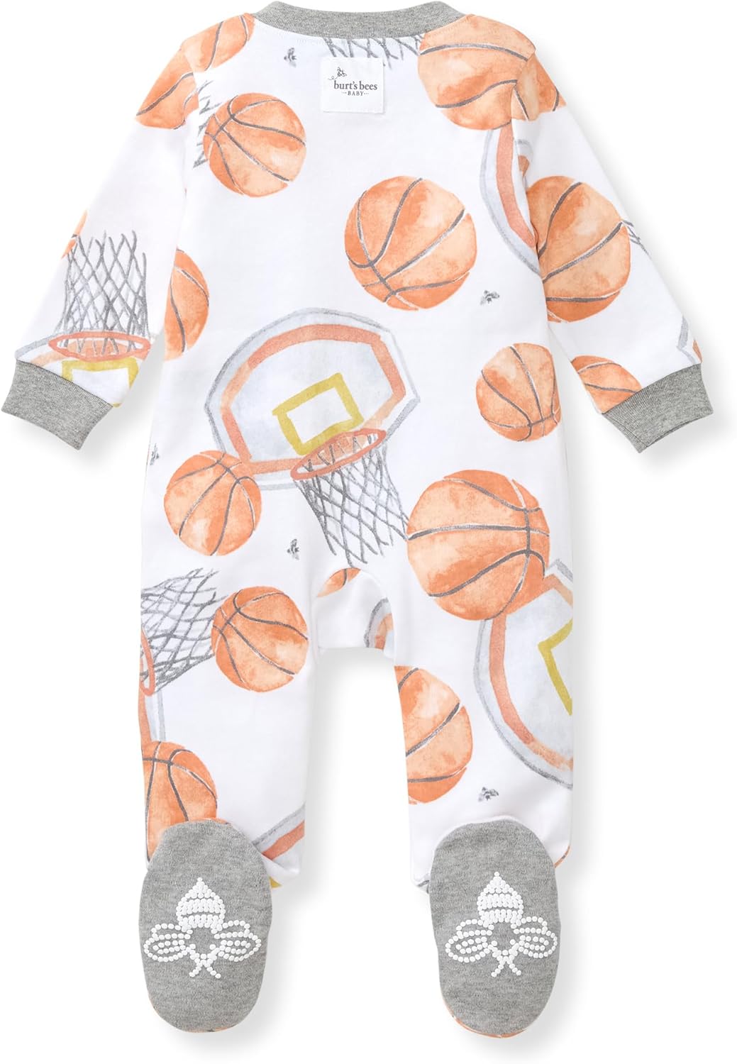 Burt’s Bees Baby Boys' One-Piece Sleep and Play 100% Organic Cotton PJs