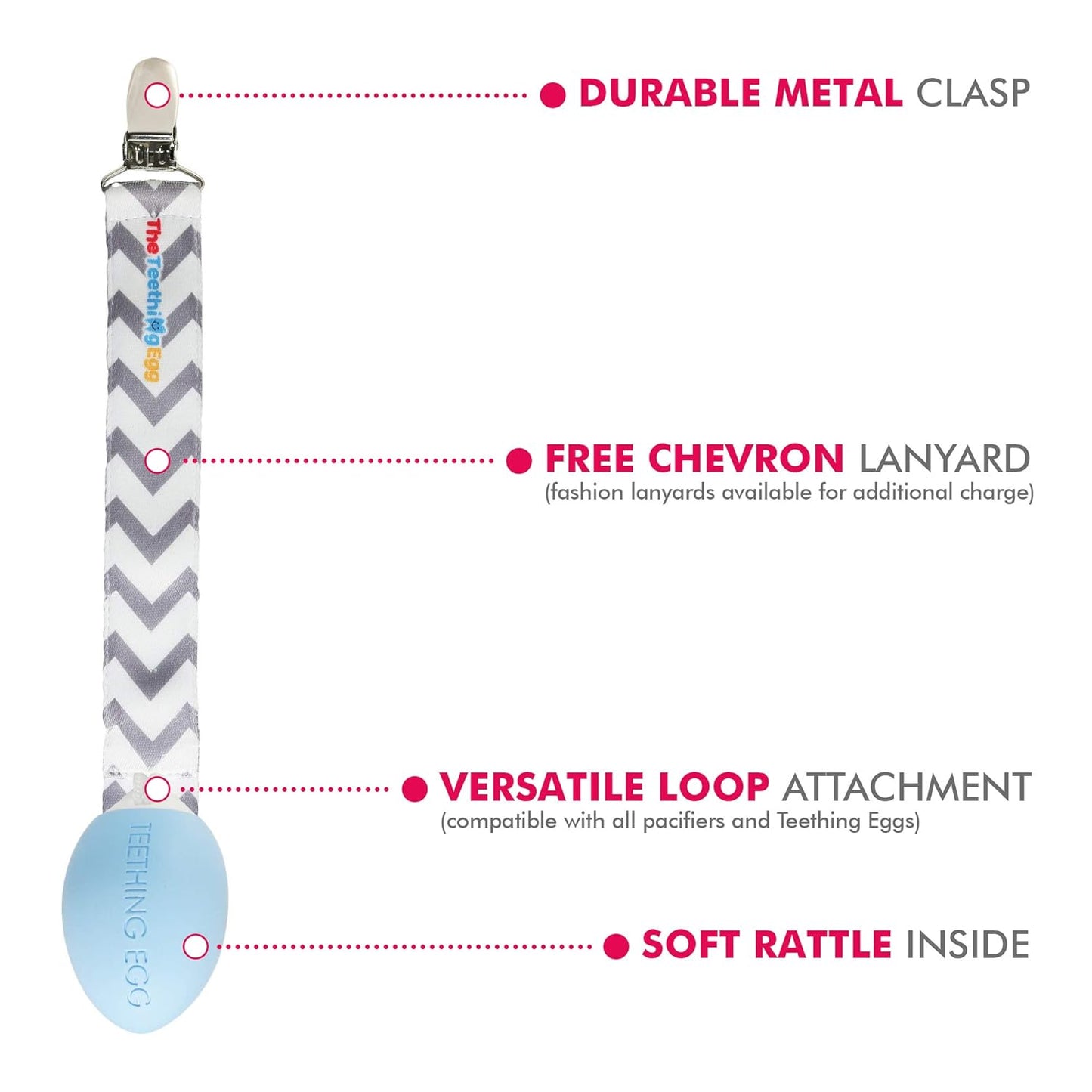 The Teething Egg and Grippie Stick - Baby Development Teething Toys 3, 4, 6, 12 Up to 18 Months Old Boy or Girl, Sensory Toys, A Baby Registry Must Have Teether, Blue